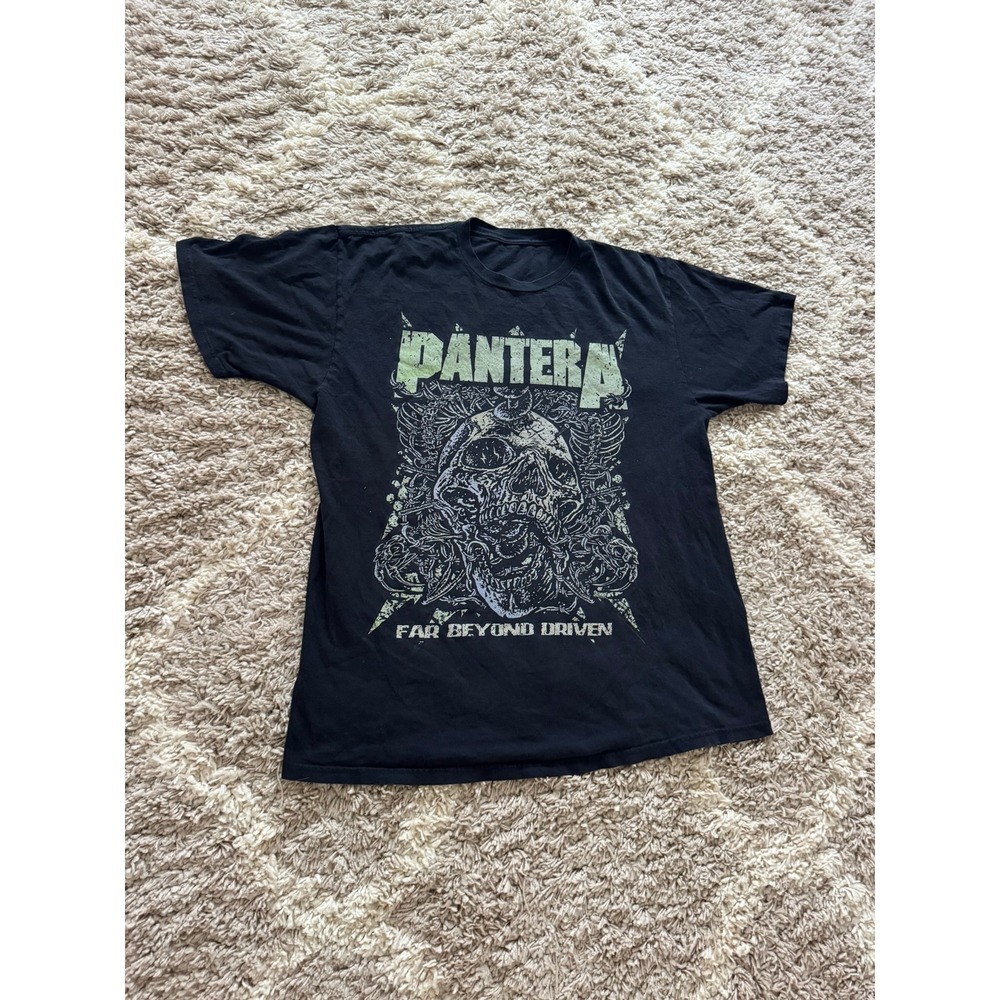 Pantera Far Beyond Driven Black Graphic T-Shirt Skull Band Tee Mens XL